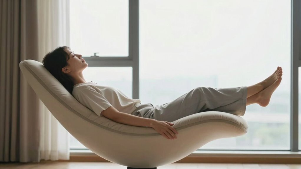 stress reducing zero gravity recline