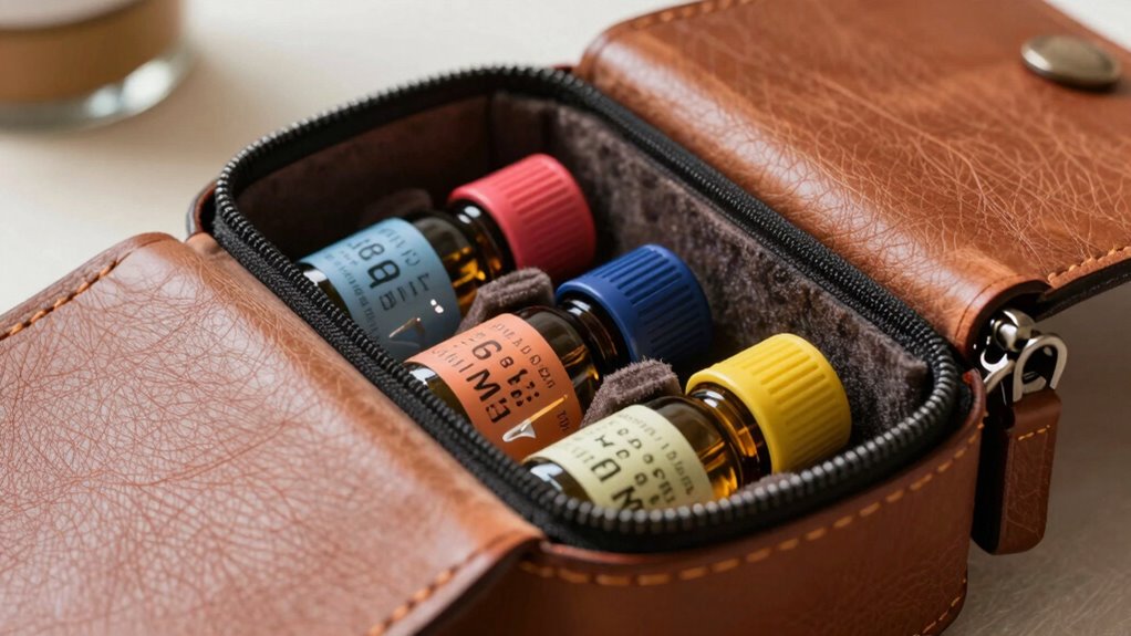 stylish durable essential oil case