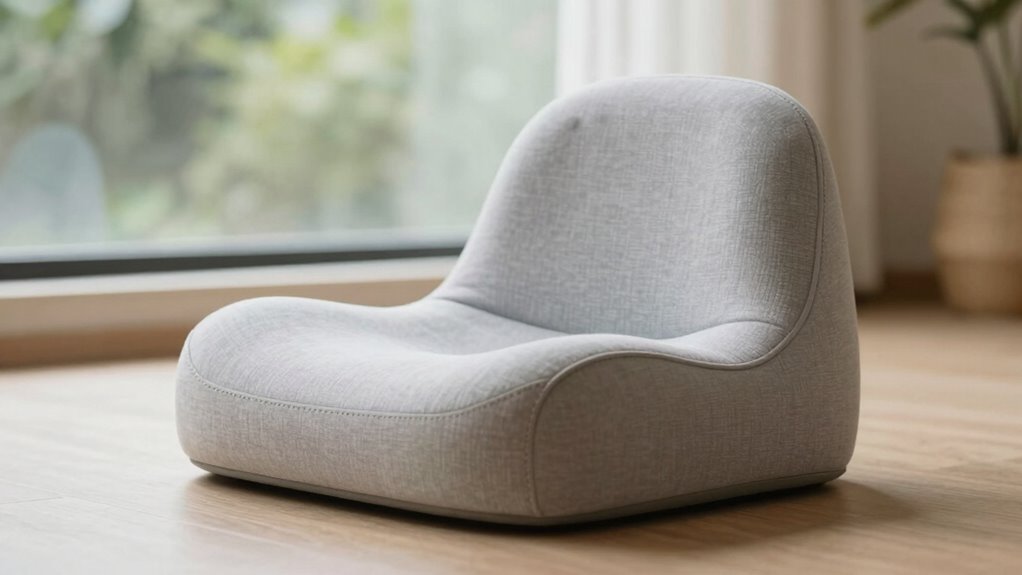 supportive seat enhances meditation