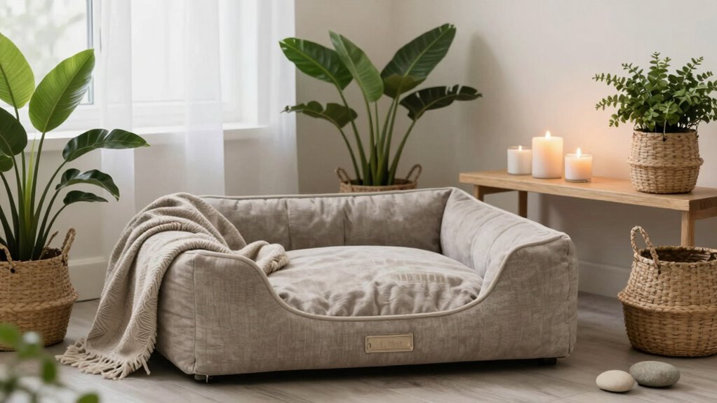 calm pet relaxation environment