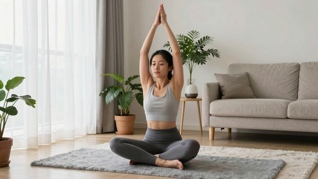 15-Minute Yoga to Ease Stress and Slow Down—Without Standing Up