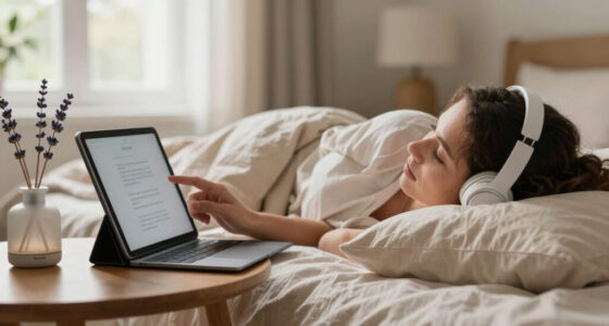 Did you find that Audio Books helped with sleep onset and maintenance?