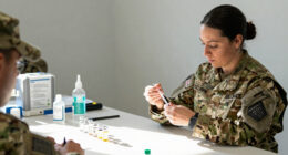 Military requiring flu vaccines for recruits as Air Force base deals with outbreak