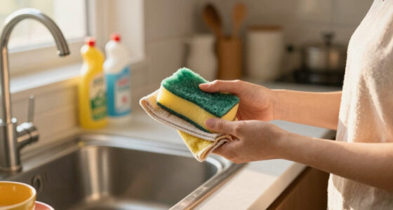 You be the judge: should my partner get rid of her old dishcloths and sponges?