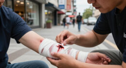 A Stab Wound, Then A Real Emergency